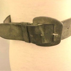 Vintage Olive Green Accessories by Pearl Suede Belt